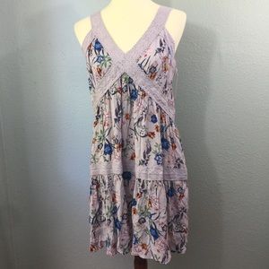 NWT Lilac & Lace Floral Boho Dress